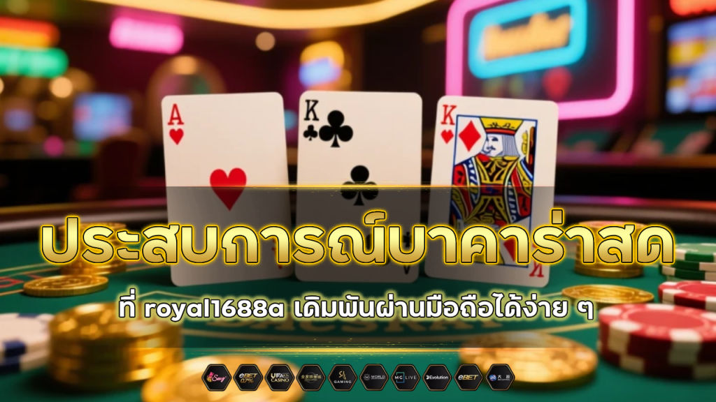 ประสบการณ์บาคาร่าสดที่ royal1688a